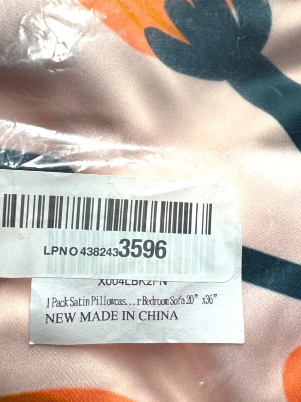 Set of 2 Satin King Pillowcases Floral Silk Feel Hair Skin Friendly NWT